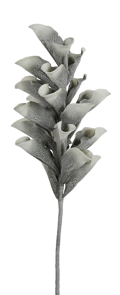 103cm Foam Leafy Spray Grey