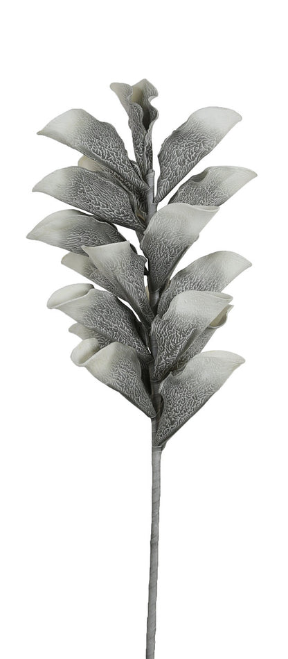 103cm Foam Leafy Spray Grey