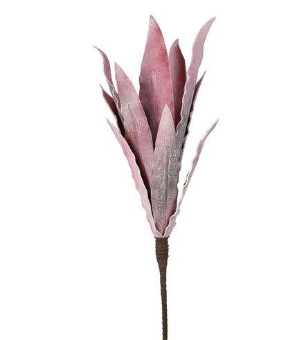 115cm Foam Gladiola Leaves Pink