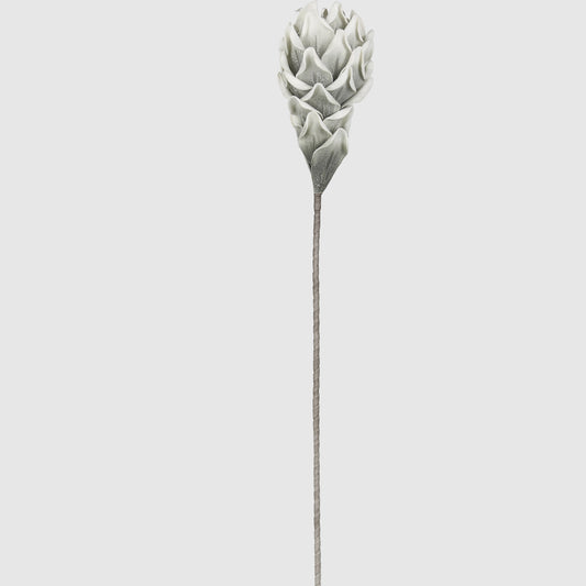 100cm Foam Protea Stem Grey