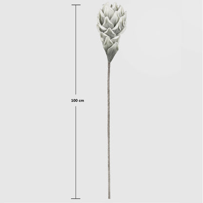 100cm Foam Protea Stem Grey