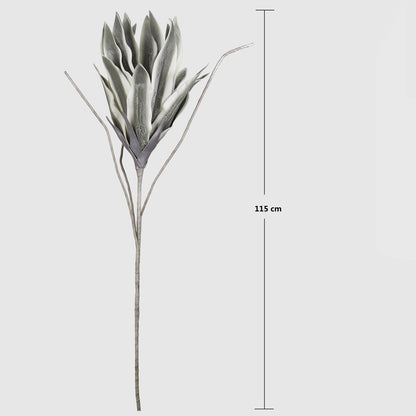 115cm Foam Exotic Flower Grey