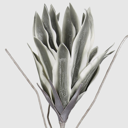 115cm Foam Exotic Flower Grey