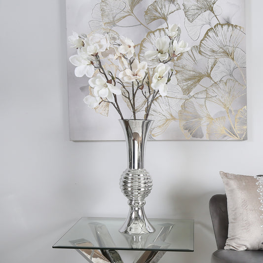 92cm Magnolia Flower White