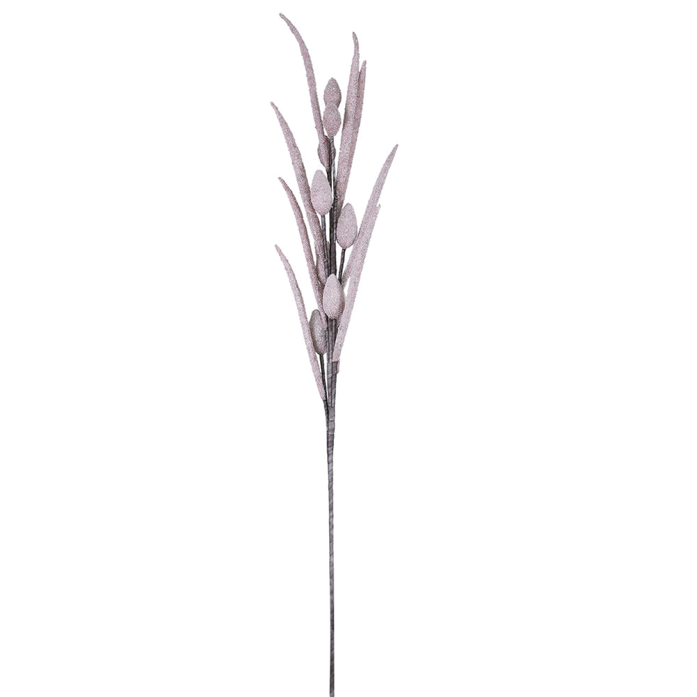 125cm Foam Bunny Tail Grass Pink with Glitter