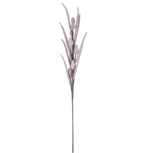 125cm Foam Bunny Tail Grass Pink With Glitter