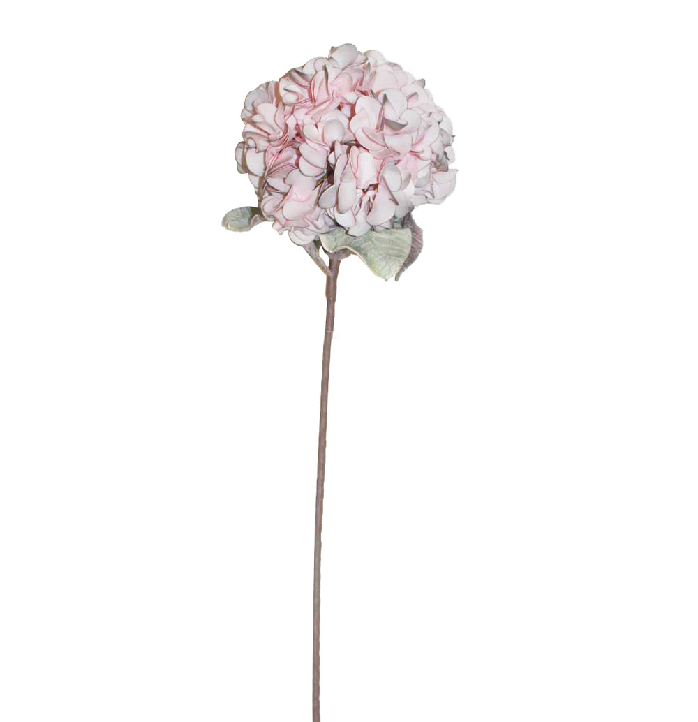 80cm Hydrangea Pink Grey
