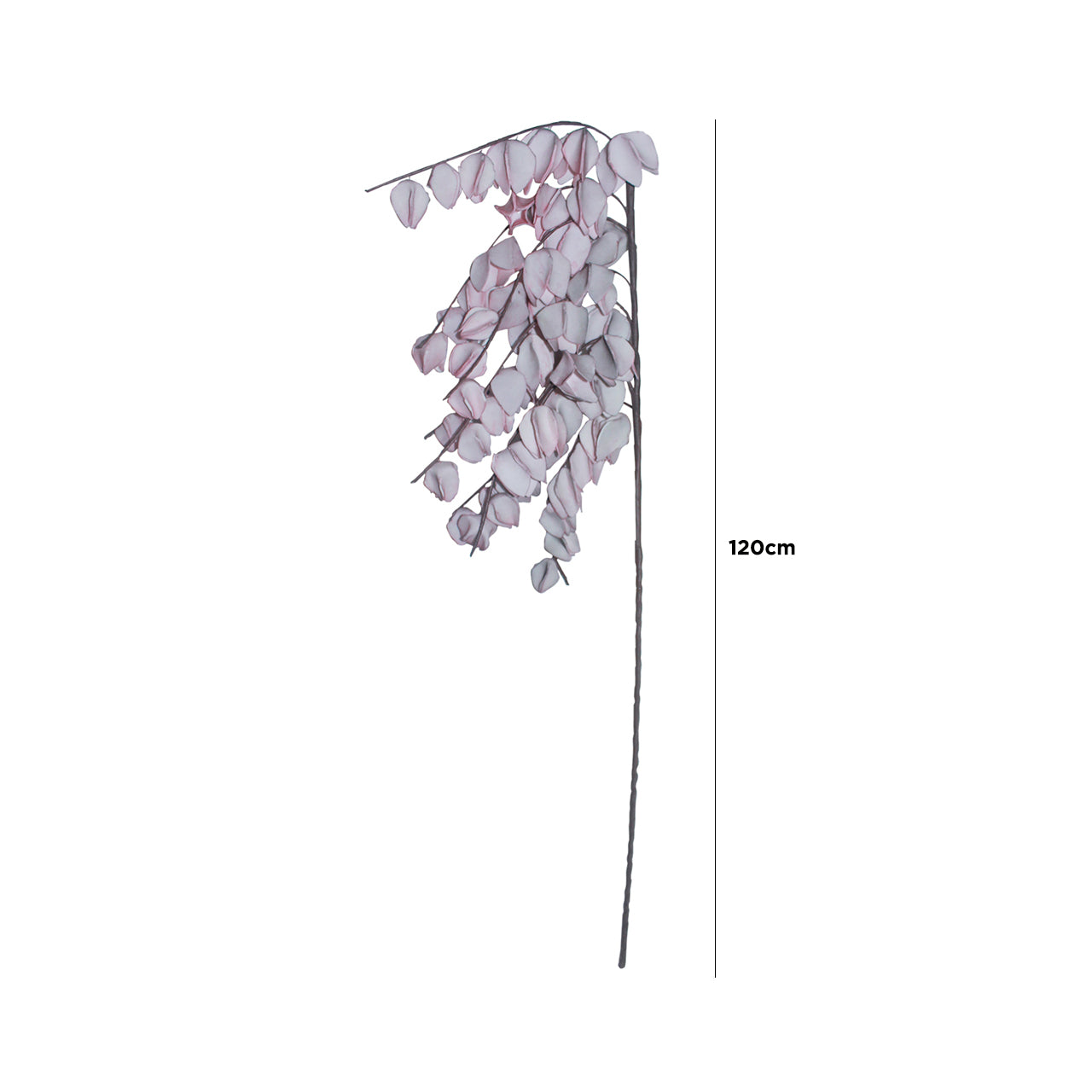 120cm Blossom Stem Pink Grey