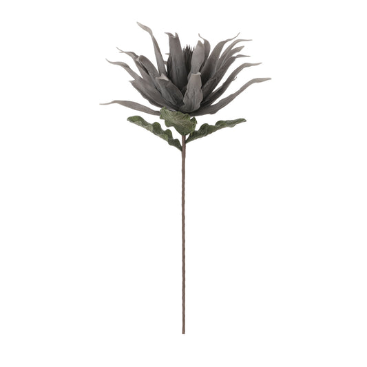 86cm Foam Protea Grey