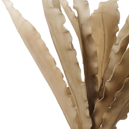 102cm Foam Gladiola Leaves Cream