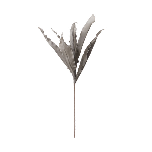 102cm Foam Gladiola Leaves Grey