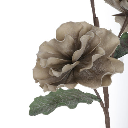 100cm Foam Triple Stem Flower Cream