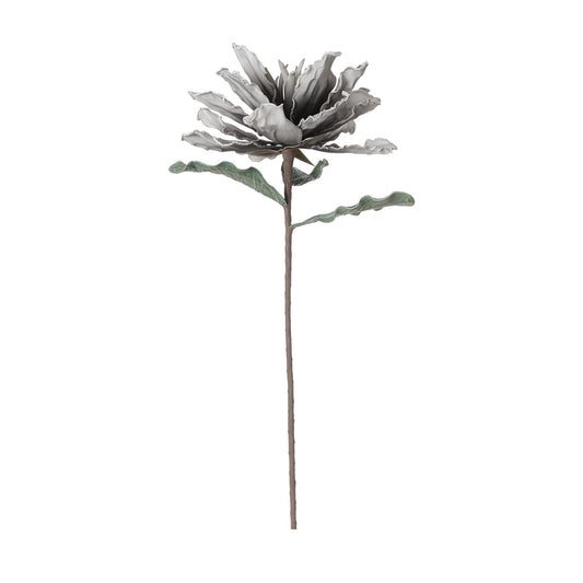 69cm Foam Flower Grey