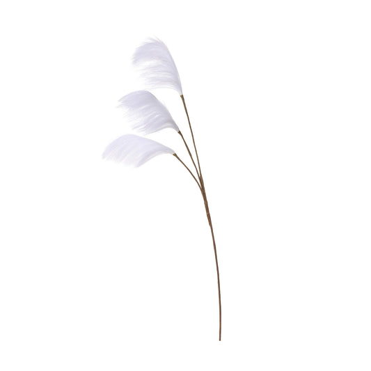 91cm Triple Stem Pampas Grass White