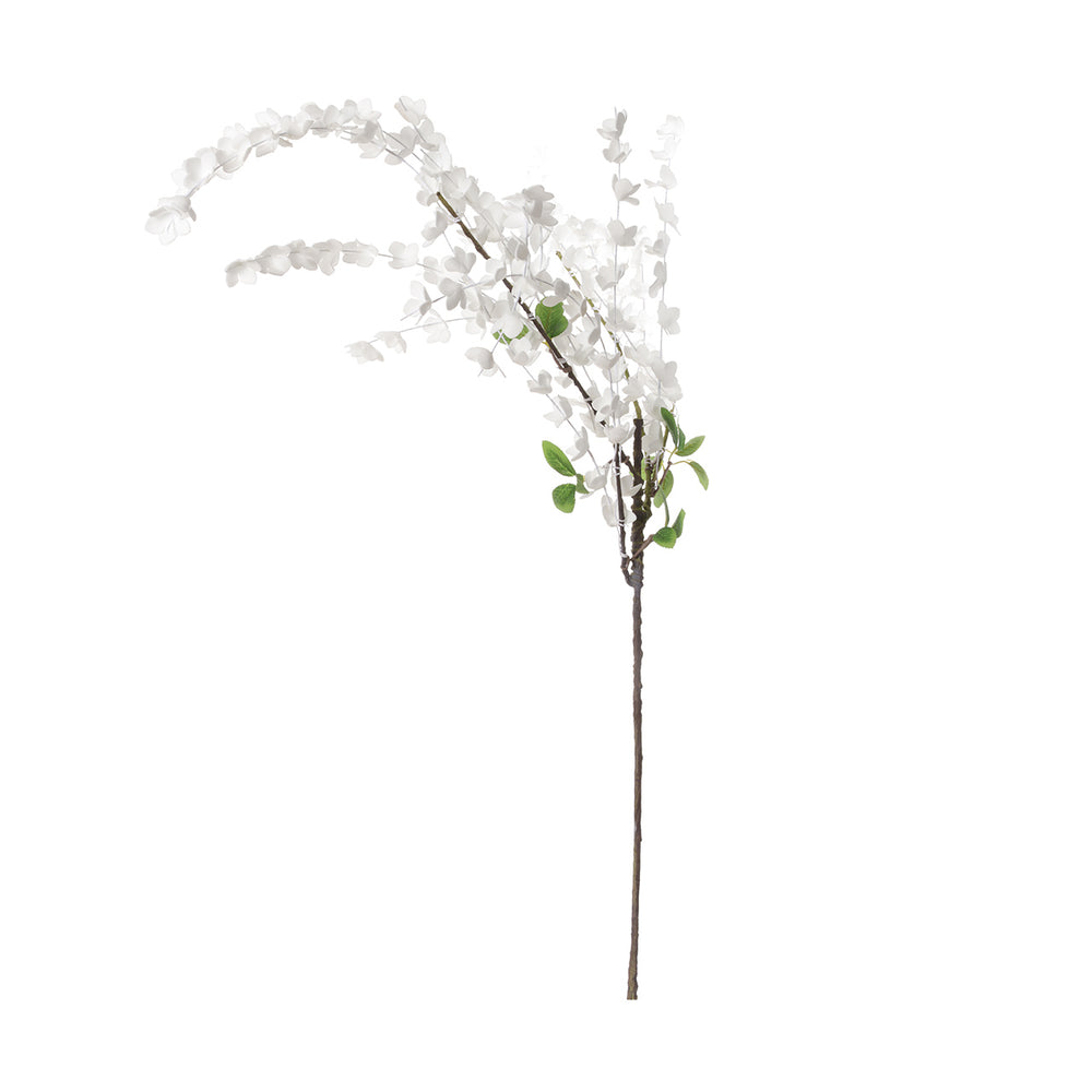 120cm Foam Multi Stem Flower White