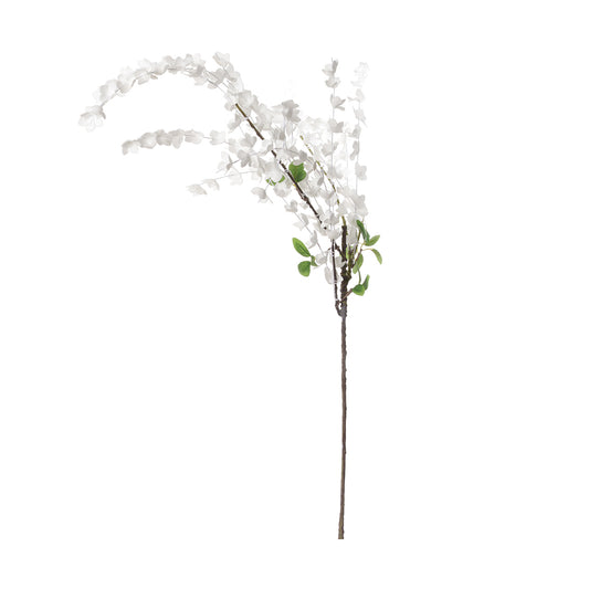 120cm Foam Multi Stem Flower White