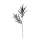 118cm Foam Double Stem Gladiola Leaves Grey