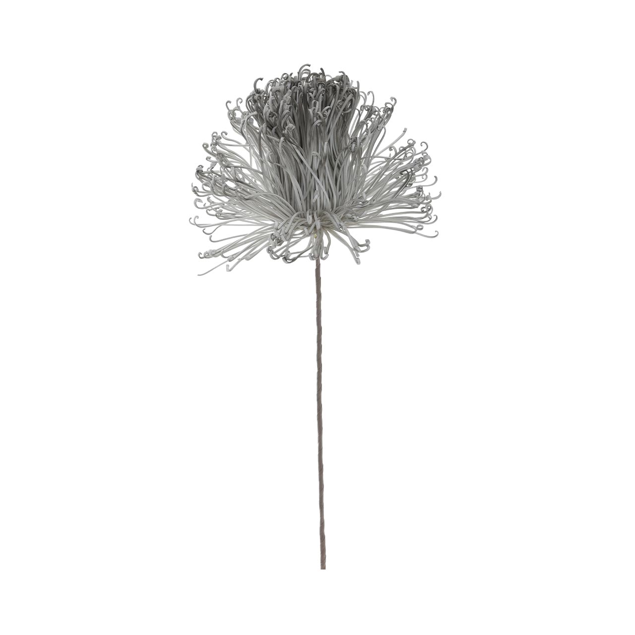 70cm Dandelion Foam Flower Grey