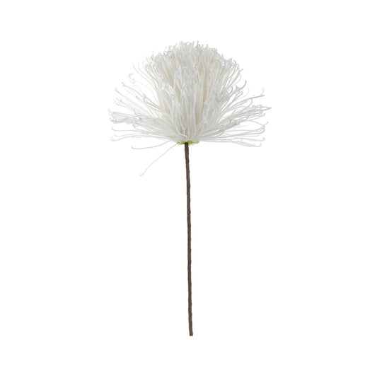 70cm Dandelion Foam Flower White