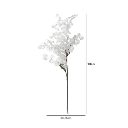 104cm Eucalyptus Foam Stem White