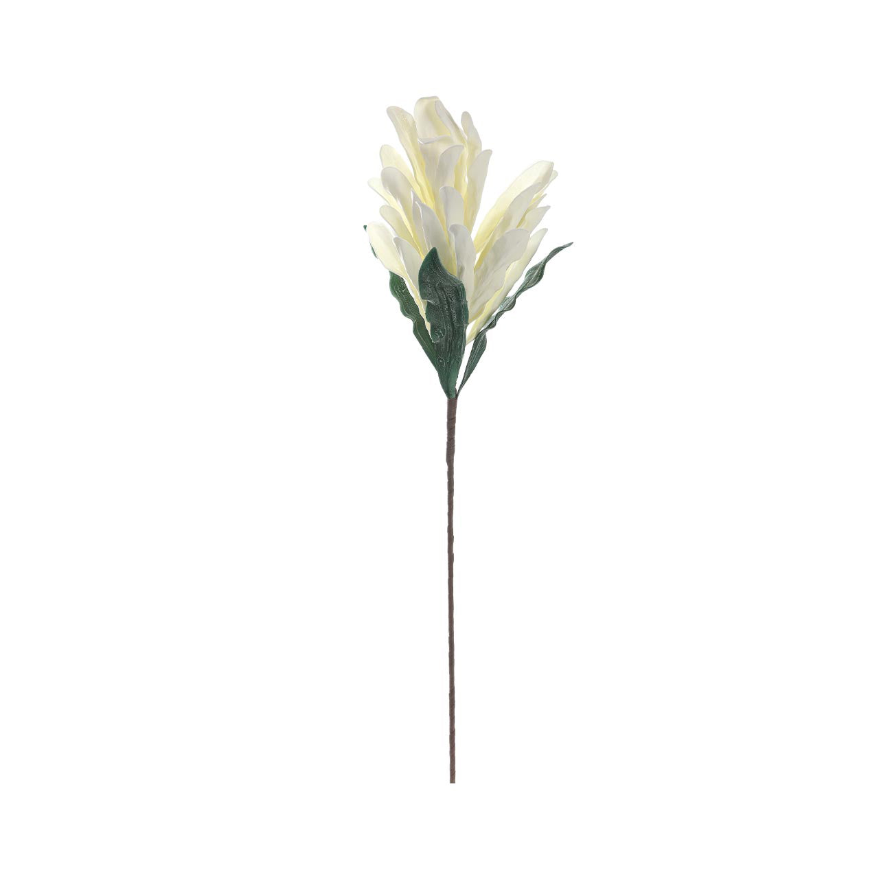 92cm Single Stem Foam Flower Cream
