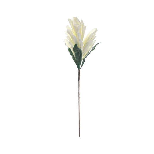 92cm Single Stem Foam Flower Cream