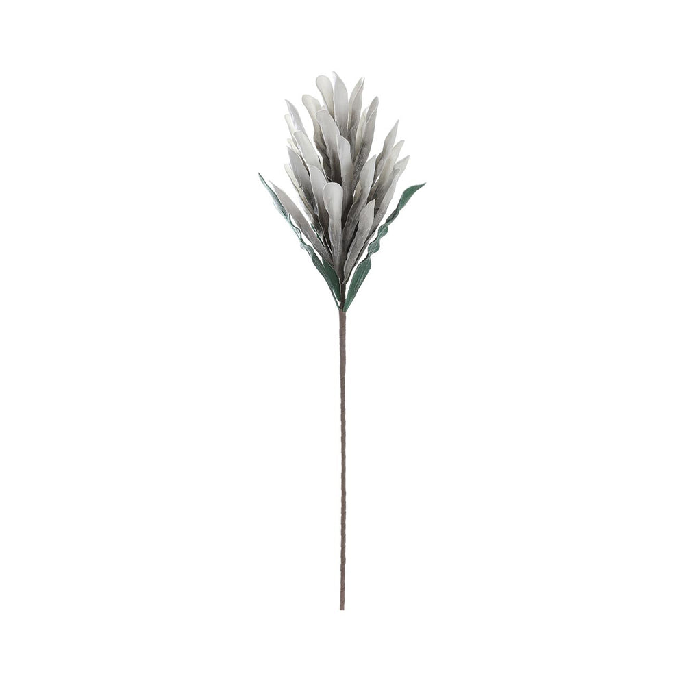 92cm Single Stem Foam Flower Grey