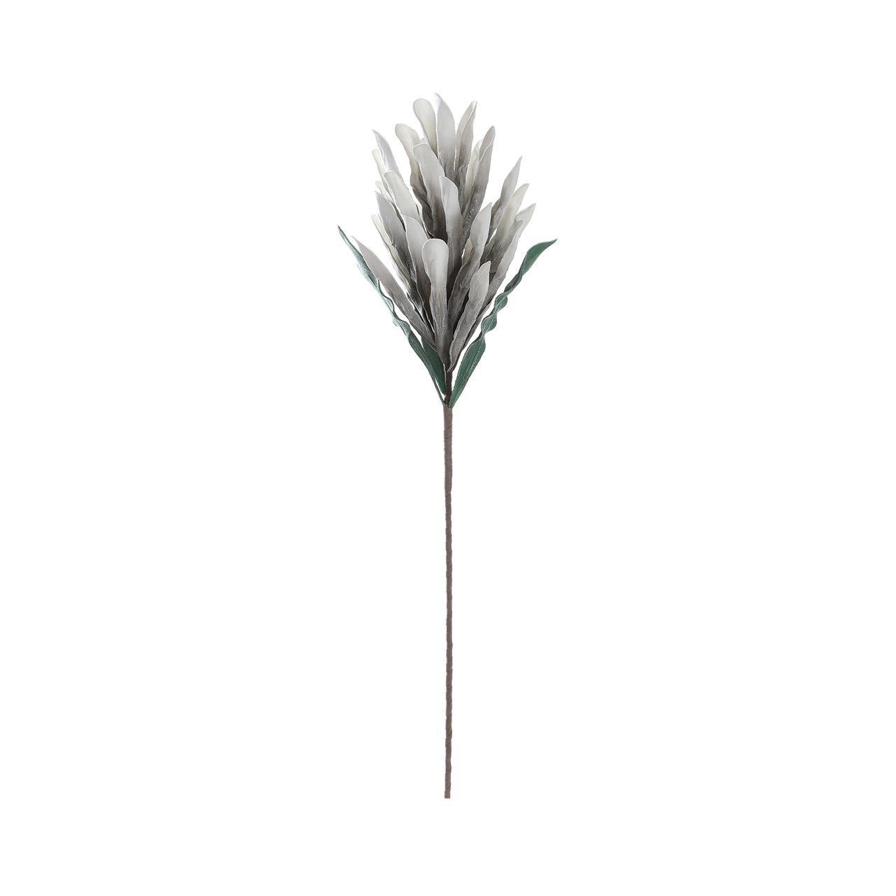 92cm Single Stem Foam Flower Grey