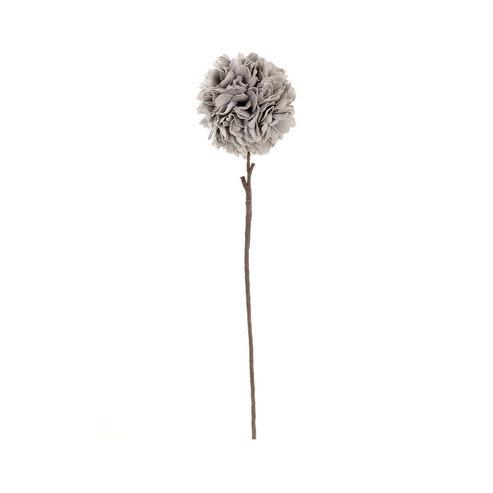 76cm Carnation Foam Flower Grey
