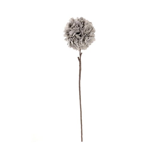 76cm Carnation Foam Flower Grey