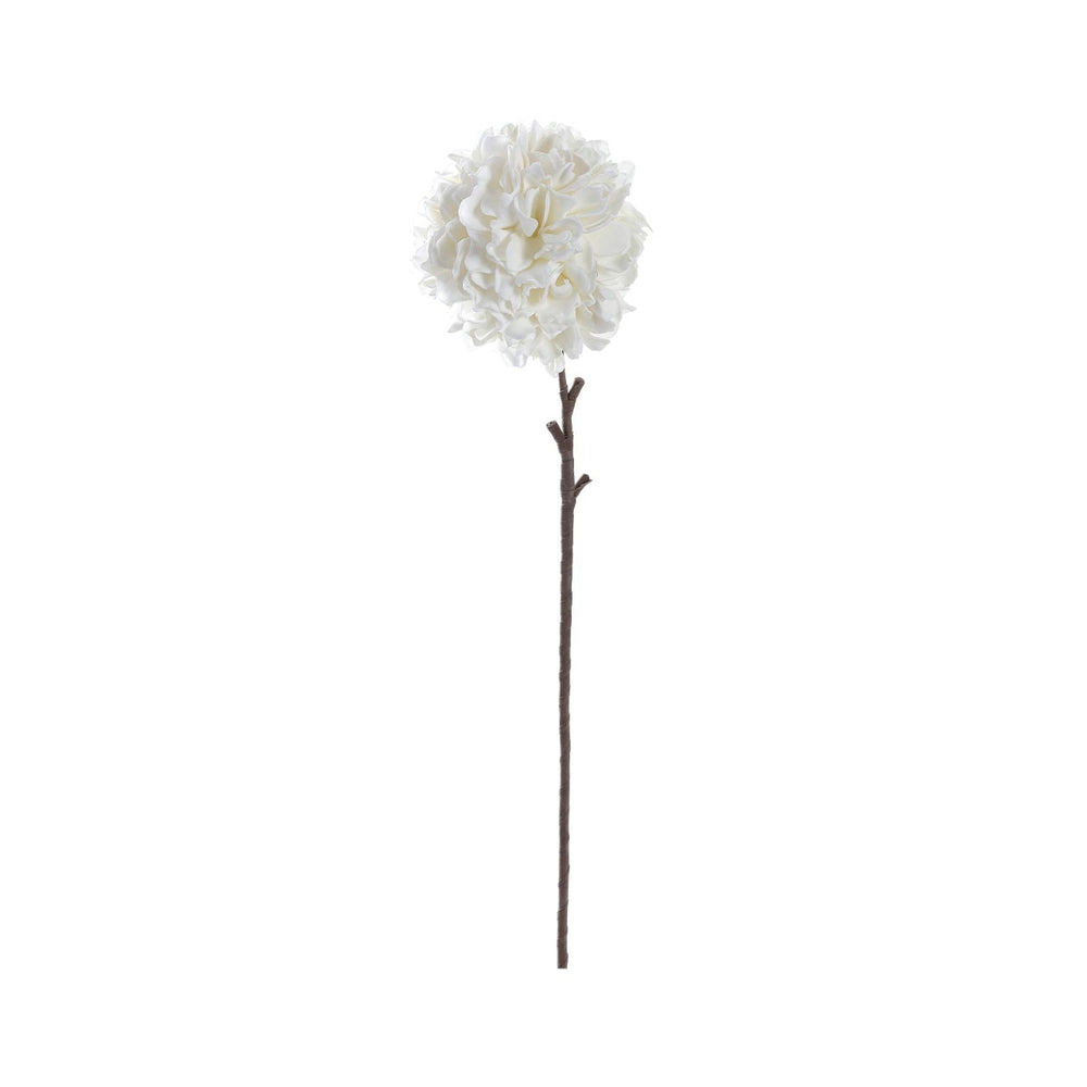 76cm Carnation Foam Flower White