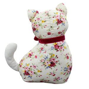 Floral Cat Door Stop Multi - view 4