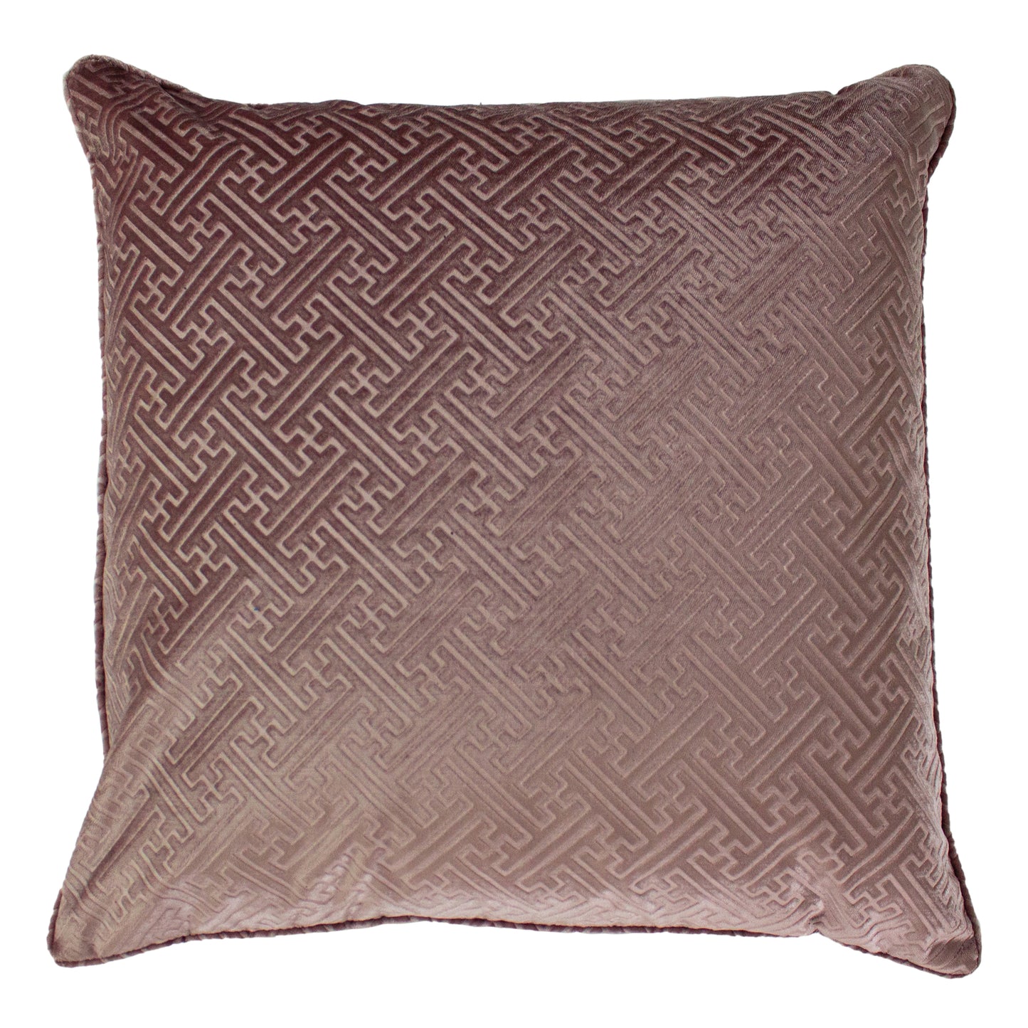 FLORENCE 55X55 FEATHER FILLED CUSHION BLUSH