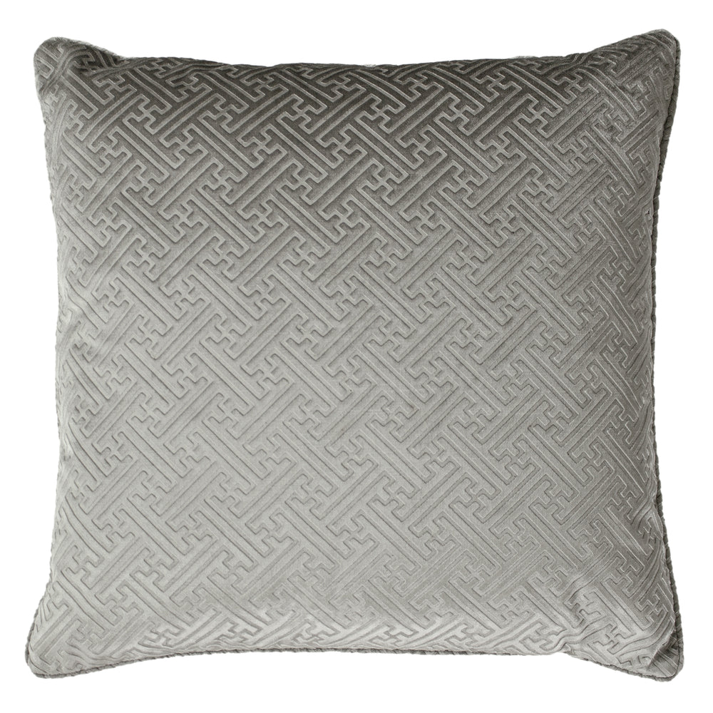 Florence 55x55 Feather Filled Cushion Silver