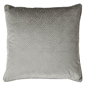 Florence 55x55 Feather Filled Cushion Silver