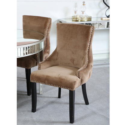 Tufted Back Dining Chair Champagne