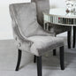 Tufted Back Dining Chair Grey