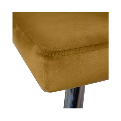 Tiffany Dining Chair Mustard Velvet