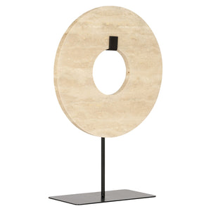 Decorative object Manou beige small