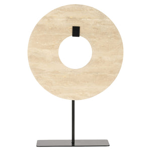 Decorative object Manou beige small