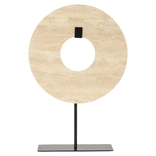 Decorative object Manou beige small