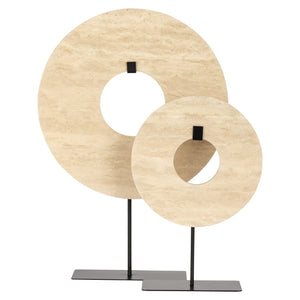 Decorative object Manou beige small