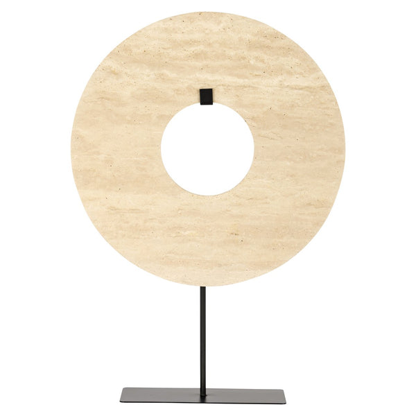 Decorative object Manou beige large