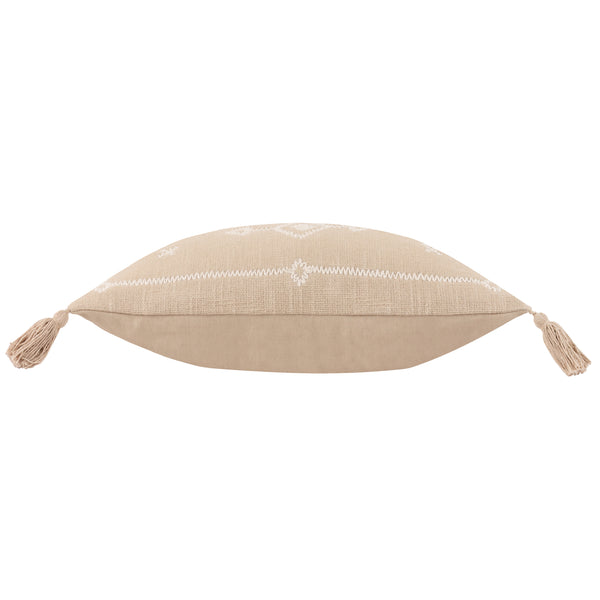 Folis 30x50 Feather Filled Cushion Stone - view 4