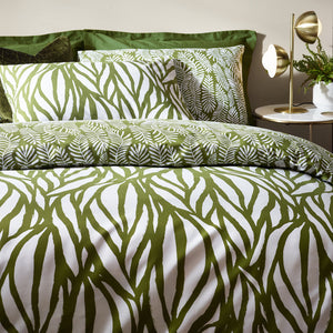 Frond Single Duvet Set Olive - Riva