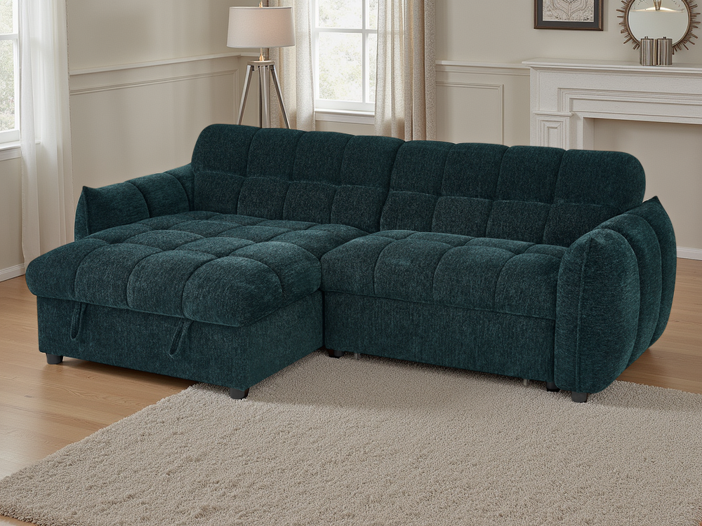 Florida Sofabed Teal Universal Corner - Xshowhome