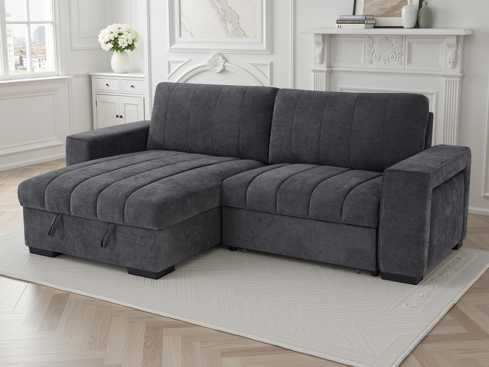 Franklin Sofabed Grey Universal Corner - Xshowhome