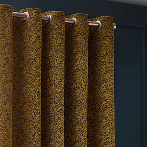 Galaxy 229x183 Eyelet Curtain Gold - view 3