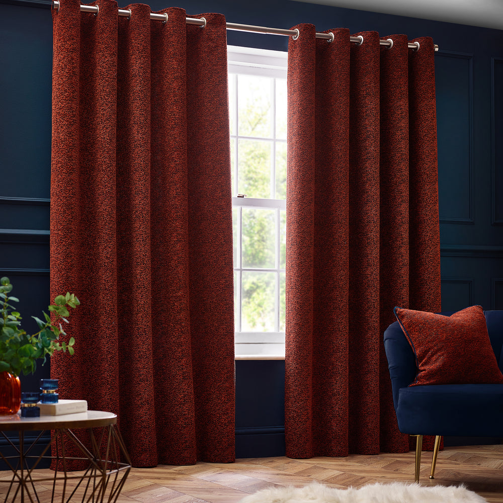 Galaxy 117x137 Eyelet Curtain Copper