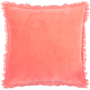 Gracie 45x45 Feather Filled Cushion Coral